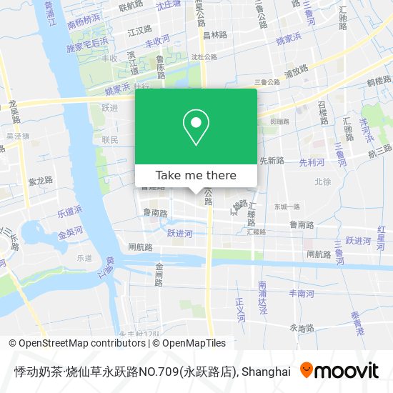 悸动奶茶·烧仙草永跃路NO.709(永跃路店) map