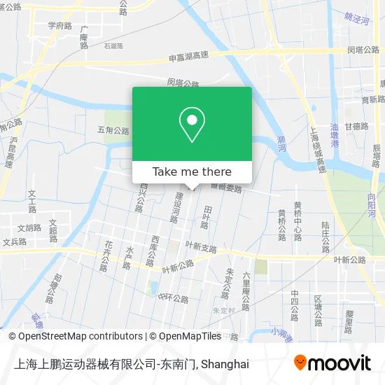 上海上鹏运动器械有限公司-东南门 map