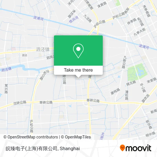 皖臻电子(上海)有限公司 map