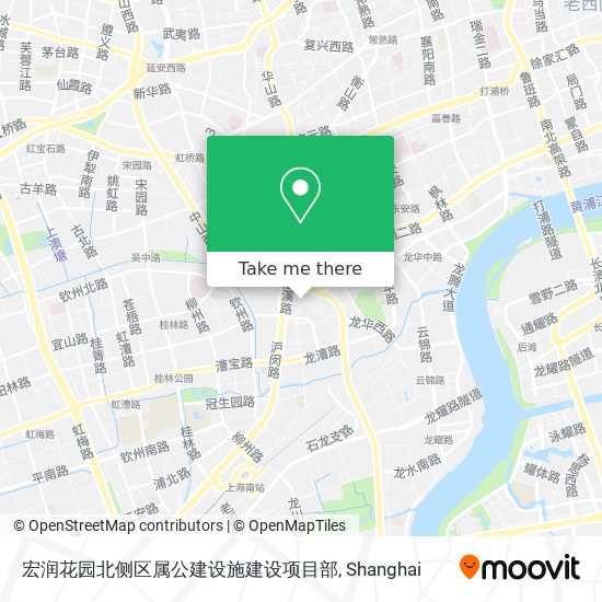 宏润花园北侧区属公建设施建设项目部 map