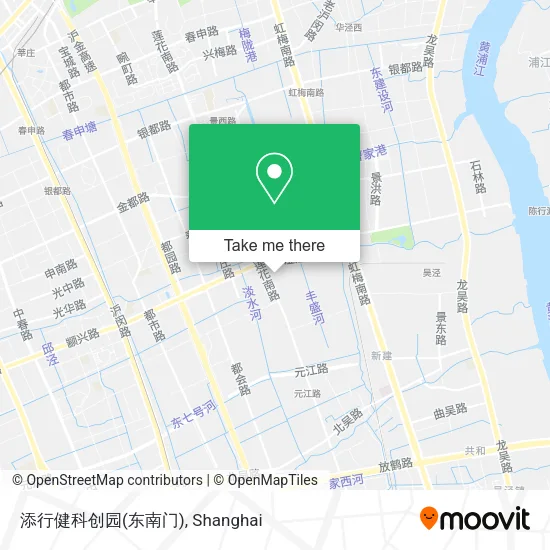 添行健科创园(东南门) map