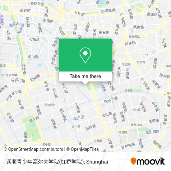 遥顺青少年高尔夫学院(虹桥学院) map