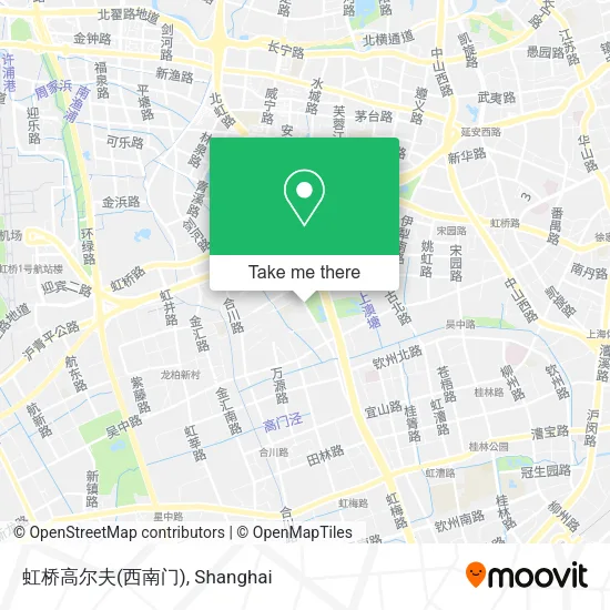 虹桥高尔夫(西南门) map