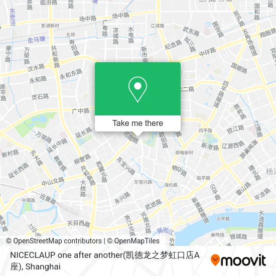 NICECLAUP one after another(凯德龙之梦虹口店A座) map