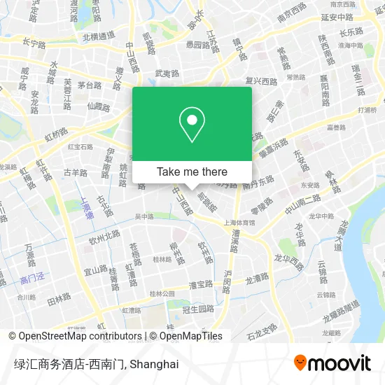 绿汇商务酒店-西南门 map