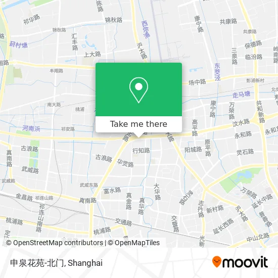 申泉花苑-北门 map