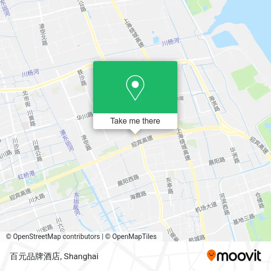 百元品牌酒店 map