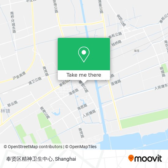 奉贤区精神卫生中心 map