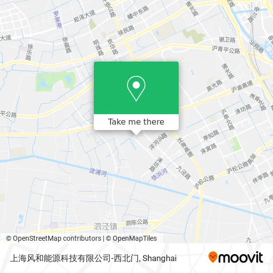 上海风和能源科技有限公司-西北门 map
