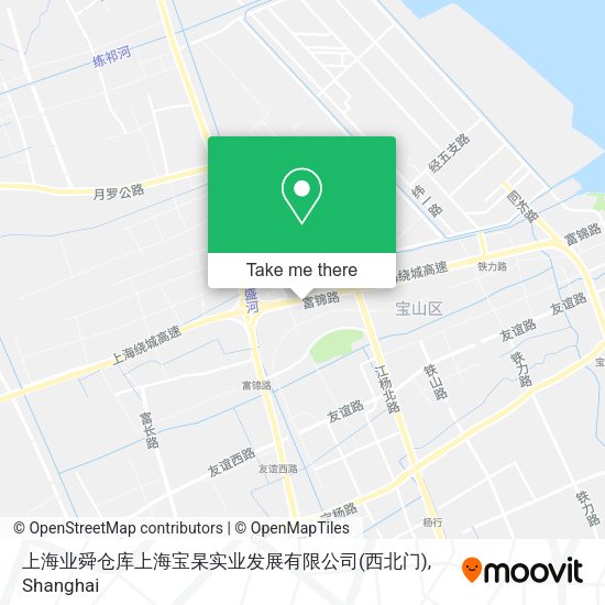 上海业舜仓库上海宝杲实业发展有限公司(西北门) map