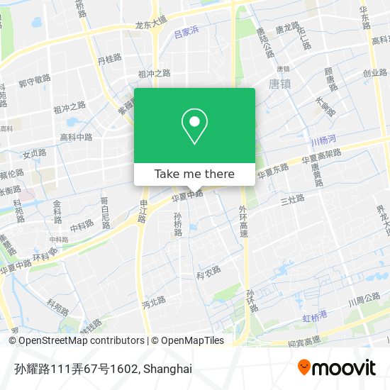 孙耀路111弄67号1602 map