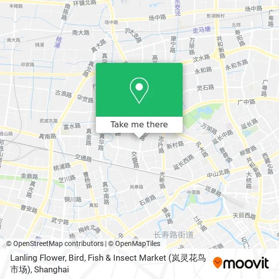 Lanling Flower, Bird, Fish & Insect Market (岚灵花鸟市场) map