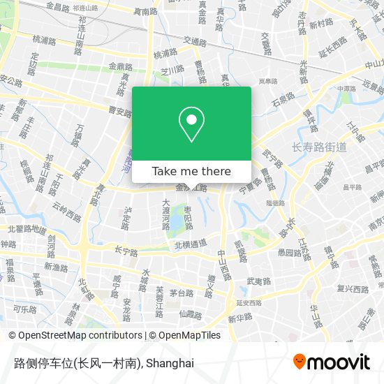 路侧停车位(长风一村南) map