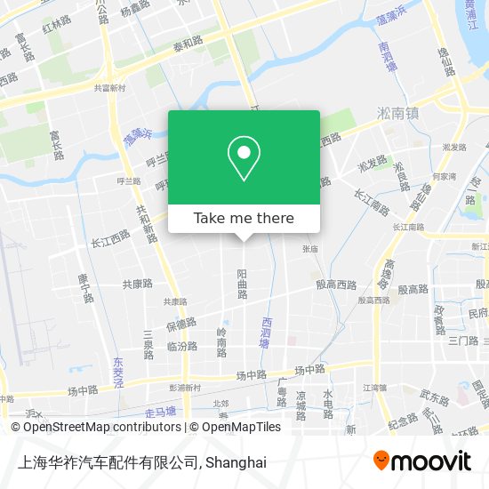 上海华祚汽车配件有限公司 map