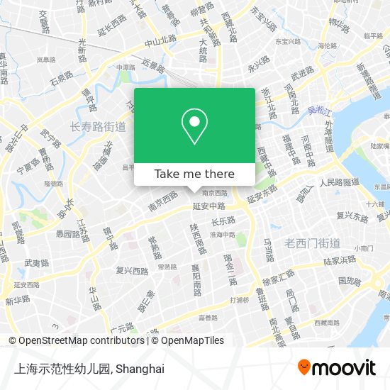 上海示范性幼儿园 map