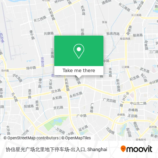 协信星光广场北里地下停车场-出入口 map