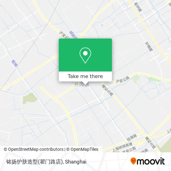 铭扬护肤造型(瞿门路店) map