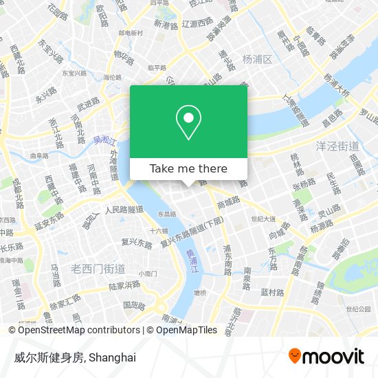 威尔斯健身房 map