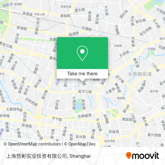 上海慧彬实业投资有限公司 map