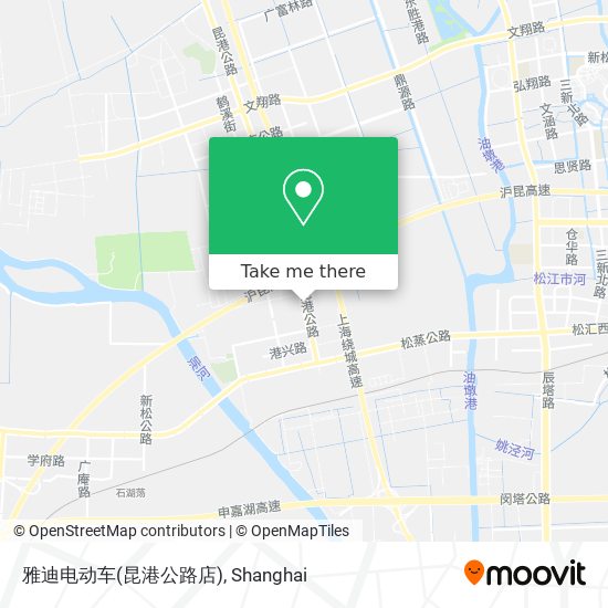 雅迪电动车(昆港公路店) map