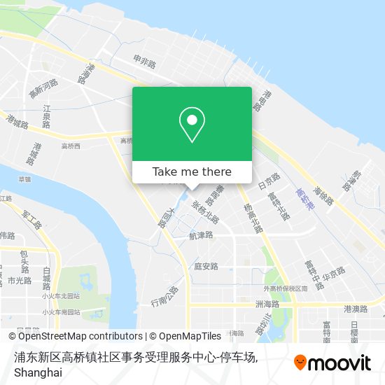 浦东新区高桥镇社区事务受理服务中心-停车场 map