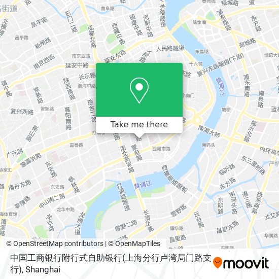 中国工商银行附行式自助银行(上海分行卢湾局门路支行) map