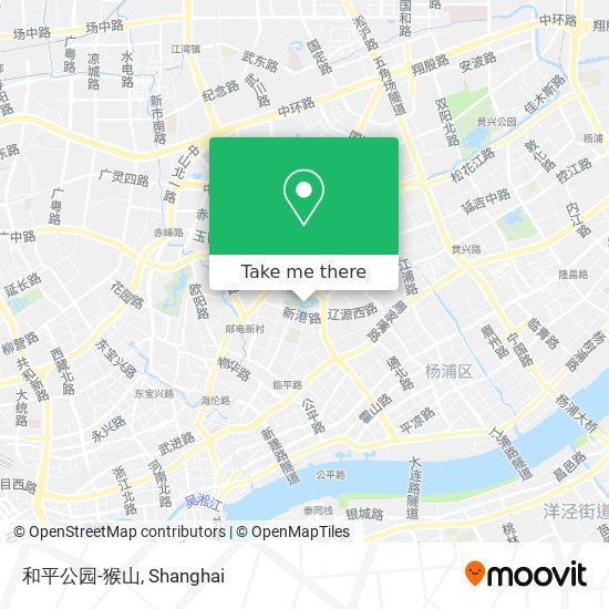 和平公园-猴山 map