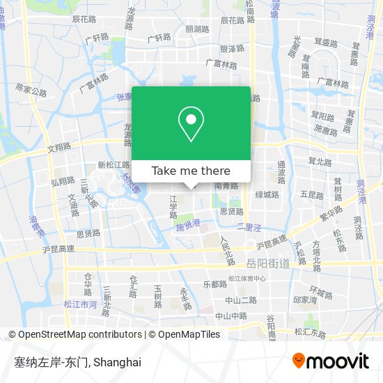 塞纳左岸-东门 map