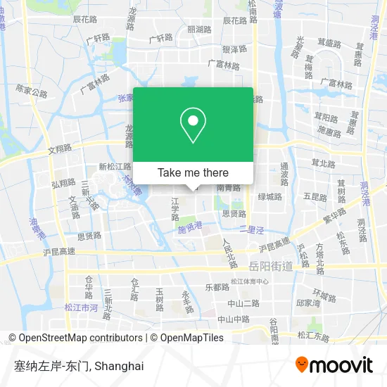 塞纳左岸-东门 map