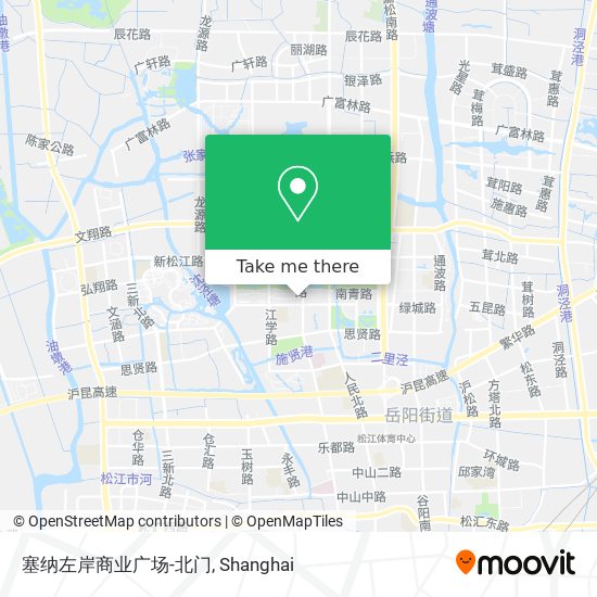 塞纳左岸商业广场-北门 map