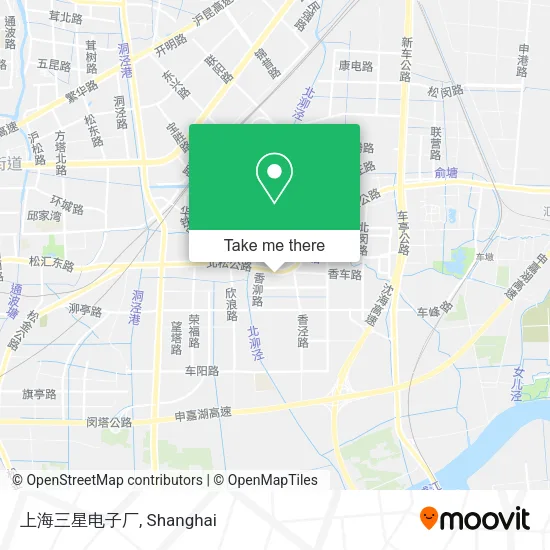 上海三星电子厂 map