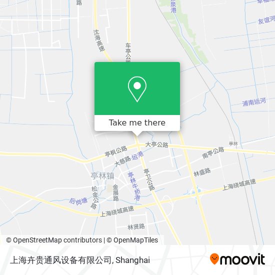 上海卉贵通风设备有限公司 map