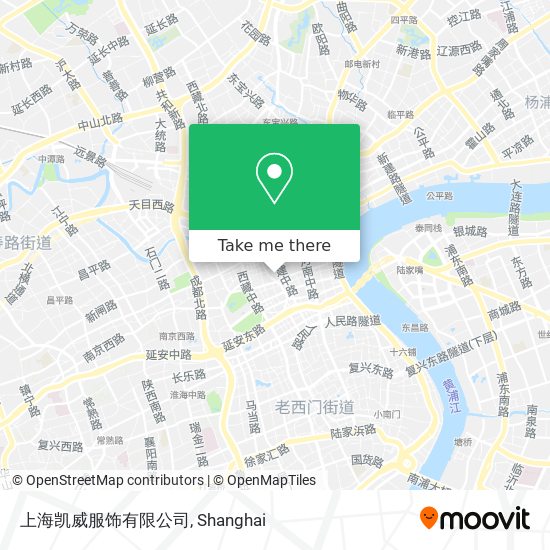 上海凯威服饰有限公司 map