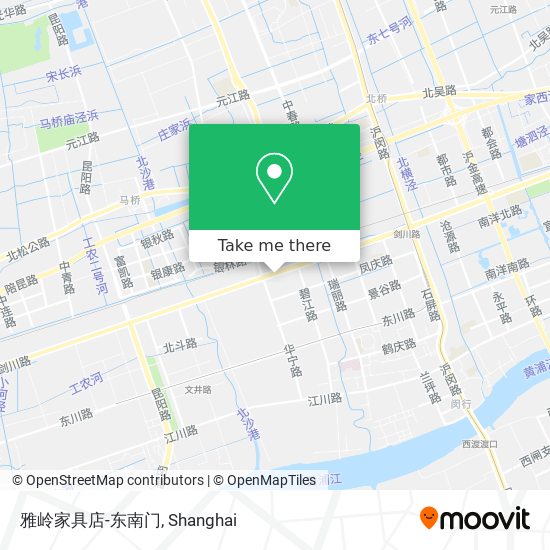 雅岭家具店-东南门 map