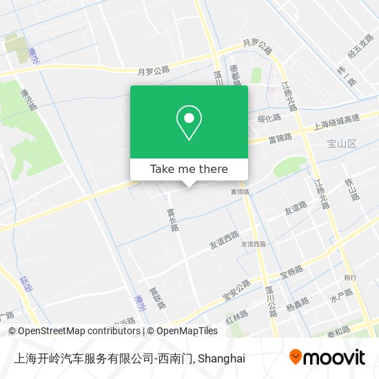 上海开岭汽车服务有限公司-西南门 map