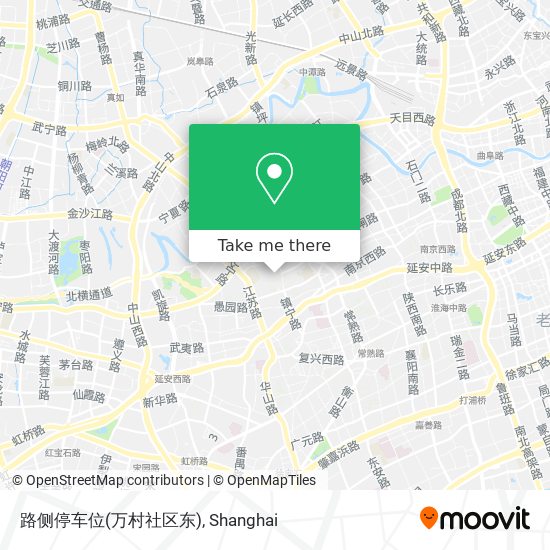 路侧停车位(万村社区东) map