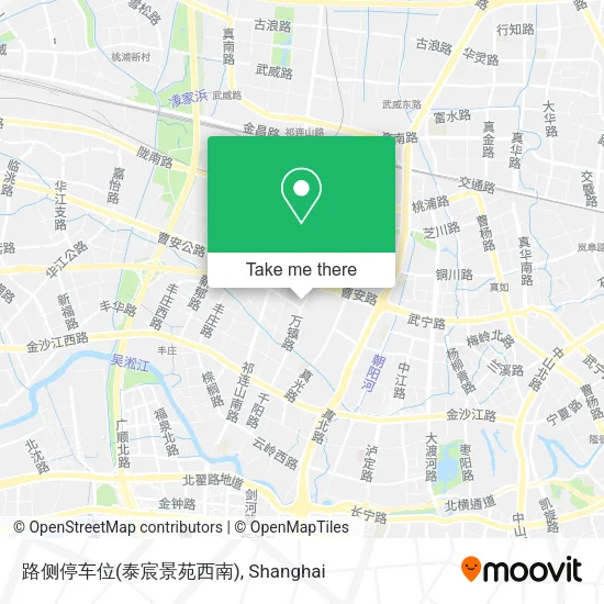 路侧停车位(泰宸景苑西南) map