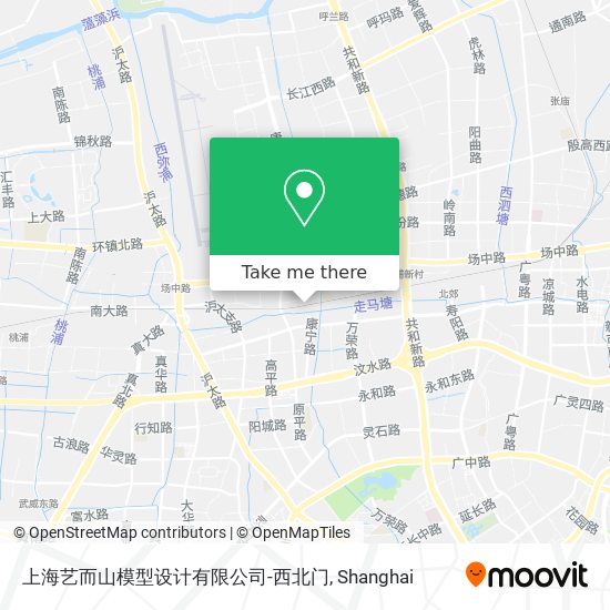 上海艺而山模型设计有限公司-西北门 map