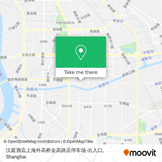 汉庭酒店上海外高桥金高路店停车场-出入口 map