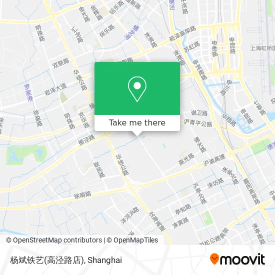 杨斌铁艺(高泾路店) map