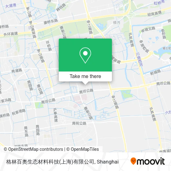 格林百奥生态材料科技(上海)有限公司 map