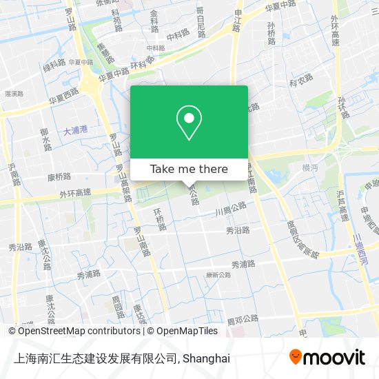 上海南汇生态建设发展有限公司 map