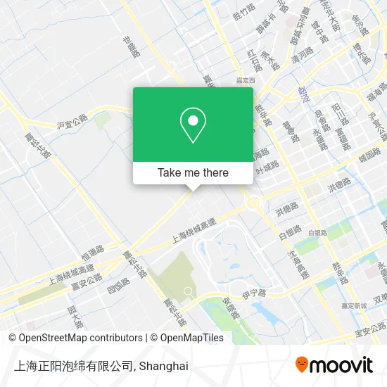 上海正阳泡绵有限公司 map