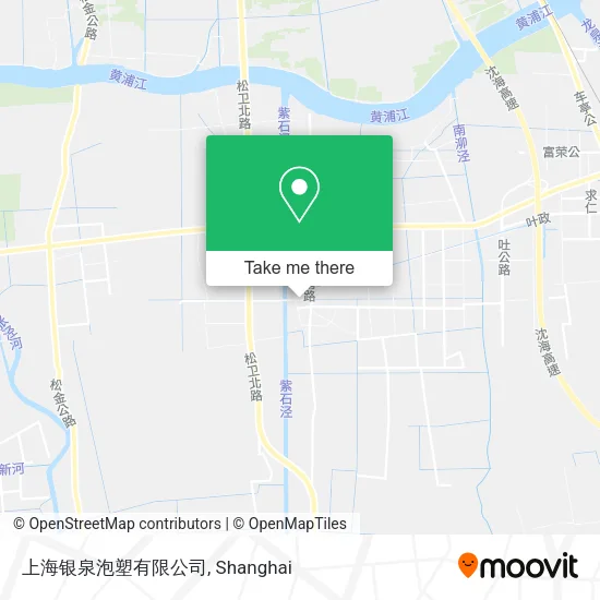 上海银泉泡塑有限公司 map