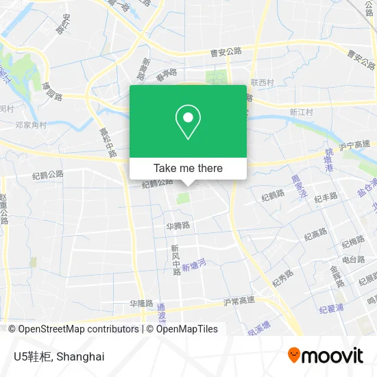 U5鞋柜 map