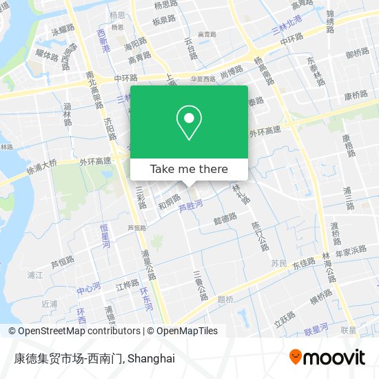 康德集贸市场-西南门 map