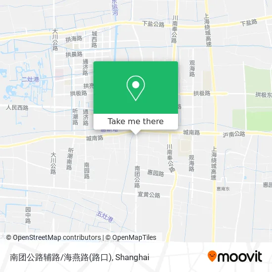 南团公路辅路/海燕路(路口) map