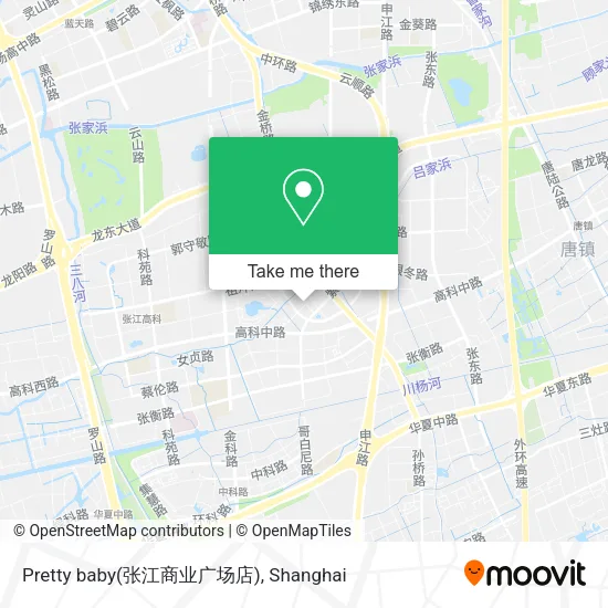 Pretty baby(张江商业广场店) map