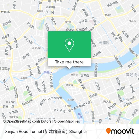 Xinjian Road Tunnel (新建路隧道) map