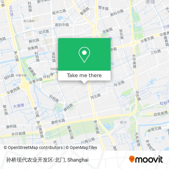 孙桥现代农业开发区-北门 map